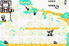 Game & Watch Gallery 4 gameplay screenshot on GBA
