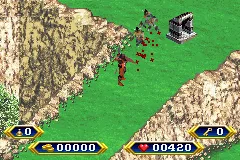 Gauntlet Dark Legacy gameplay screenshot on GBA