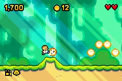 Go! Go! Beckham! Adventure on Soccer Island gameplay screenshot on GBA
