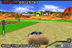 GT Advance 2: Rally Racing gameplay screenshot on GBA