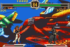 Guilty Gear X: Advance Edition gameplay screenshot on GBA