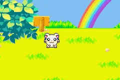 Hamtaro: Rainbow Rescue gameplay screenshot on GBA