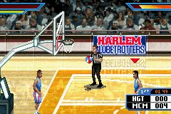 Harlem Globetrotters: World Tour gameplay screenshot on GBA
