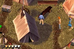 Harry Potter and the Goblet of Fire gameplay screenshot on GBA