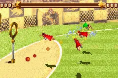 Harry Potter: Quidditch World Cup gameplay screenshot on GBA
