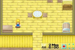 Harvest Moon: More Friends of Mineral Town gameplay screenshot on GBA