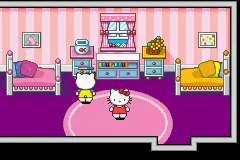 Hello Kitty: Happy Party Pals gameplay screenshot on GBA