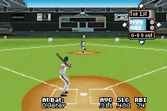 High Heat Major League Baseball 2003 gameplay screenshot on GBA