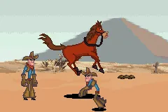Home on the Range gameplay screenshot on GBA