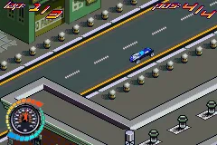 Hot Wheels: All Out gameplay screenshot on GBA
