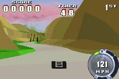 Hot Wheels: Stunt Track Challenge gameplay screenshot on GBA
