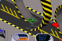 Hot Wheels: Velocity X gameplay screenshot on GBA