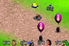 Hugo: Bukkazoom! gameplay screenshot on GBA