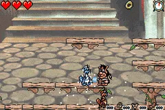 Hugo: The Evil Mirror gameplay screenshot on GBA