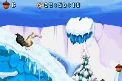 Ice Age 2: The Meltdown gameplay screenshot on GBA