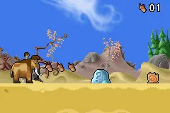 Ice Age gameplay screenshot on GBA