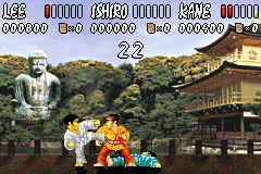 International Karate Advanced gameplay screenshot on GBA