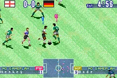 International Superstar Soccer gameplay screenshot on GBA