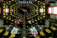 Iridion 3D gameplay screenshot on GBA