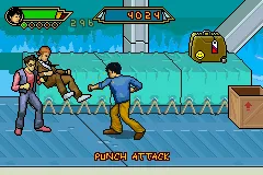 Jackie Chan Adventures: Legend of the Dark Hand gameplay screenshot on GBA