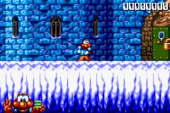 James Pond: Codename Robocod gameplay screenshot on GBA