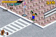 Jet Grind Radio gameplay screenshot on GBA