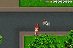 Jimmy Neutron: Boy Genius gameplay screenshot on GBA