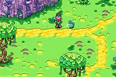 Juka and the Monophonic Menace gameplay screenshot on GBA