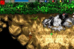 Jurassic Park III: The DNA Factor gameplay screenshot on GBA
