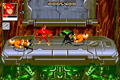 Justice League: Chronicles gameplay screenshot on GBA