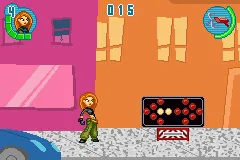 Kim Possible 2: Drakken's Demise gameplay screenshot on GBA