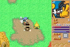 Klonoa Heroes: Densetsu no Star Medal gameplay screenshot on GBA