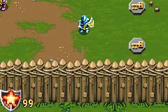 Knights' Kingdom gameplay screenshot on GBA