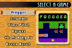 Konami Collector's Series: Arcade Classics gameplay screenshot on GBA