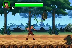 Kong: King of Atlantis gameplay screenshot on GBA