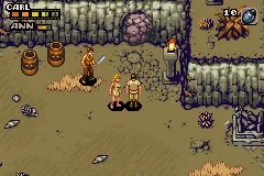 Kong: The 8th Wonder of the World gameplay screenshot on GBA