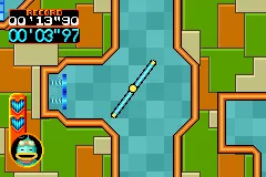 Kuru Kuru Kururin gameplay screenshot on GBA