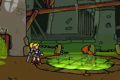 Lady Sia gameplay screenshot on GBA