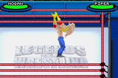 Legends of Wrestling II gameplay screenshot on GBA