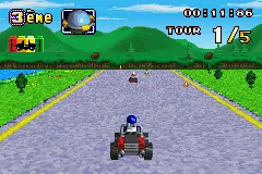 Lego Racers 2 gameplay screenshot on GBA