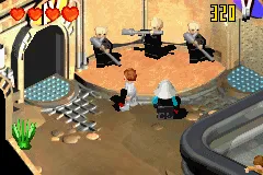 Lego Star Wars II: The Original Trilogy gameplay screenshot on GBA