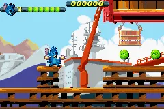 Lilo & Stitch 2: Haemsterviel Havoc gameplay screenshot on GBA