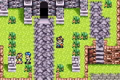 Lufia: The Ruins of Lore gameplay screenshot on GBA