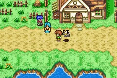 Lunar Legend gameplay screenshot on GBA