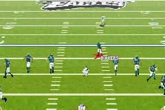Madden NFL 06 gameplay screenshot on GBA
