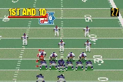 Madden NFL 2002 gameplay screenshot on GBA