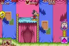 Magical Quest 2 Starring Mickey & Minnie gameplay screenshot on GBA