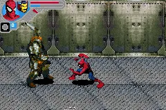 Marvel: Ultimate Alliance gameplay screenshot on GBA