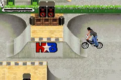 Mat Hoffman's Pro BMX 2 gameplay screenshot on GBA