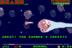 Math Patrol: The Kleptoid Threat gameplay screenshot on GBA